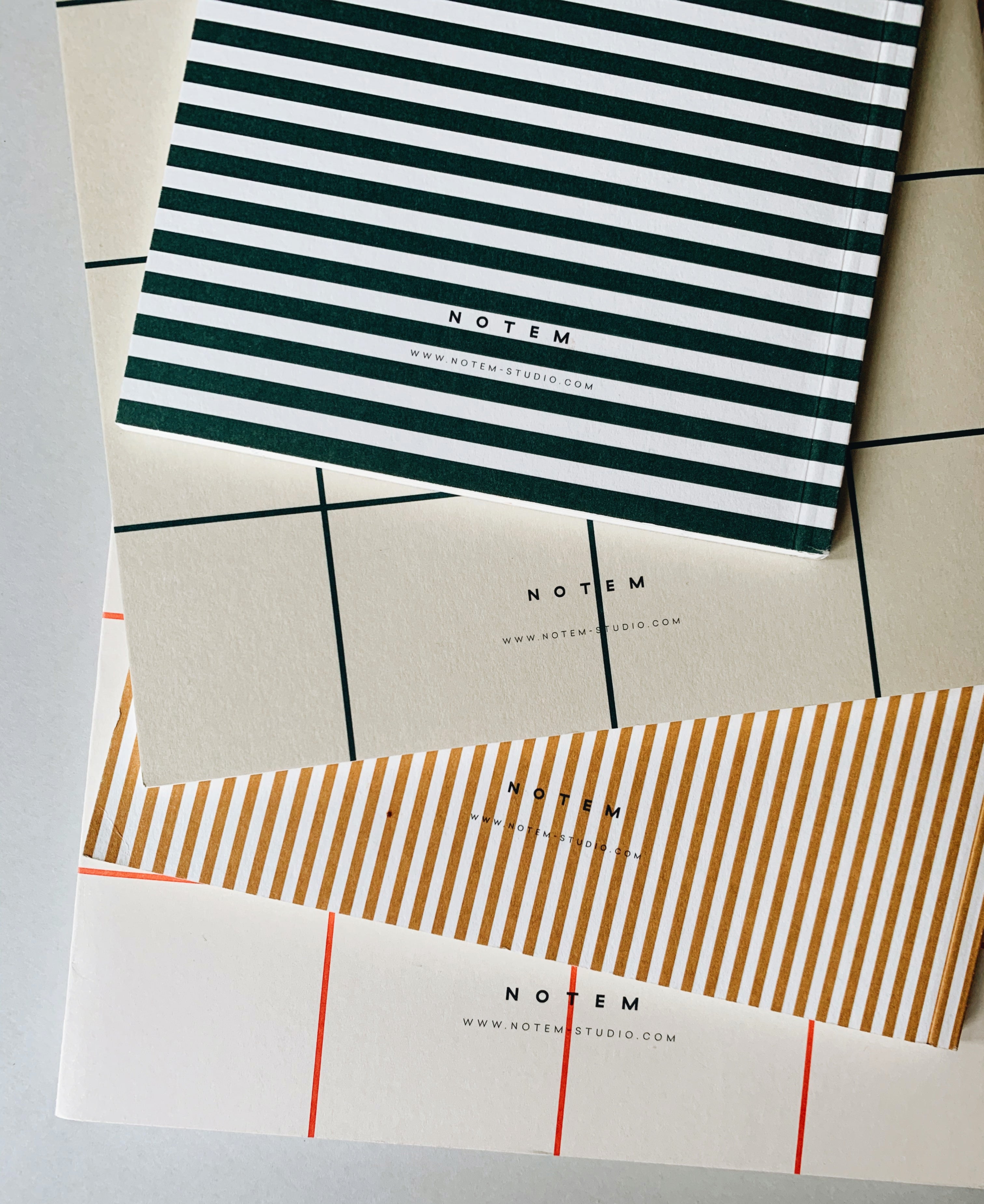 UMA Flat Lay notesbog, large - Light Gray